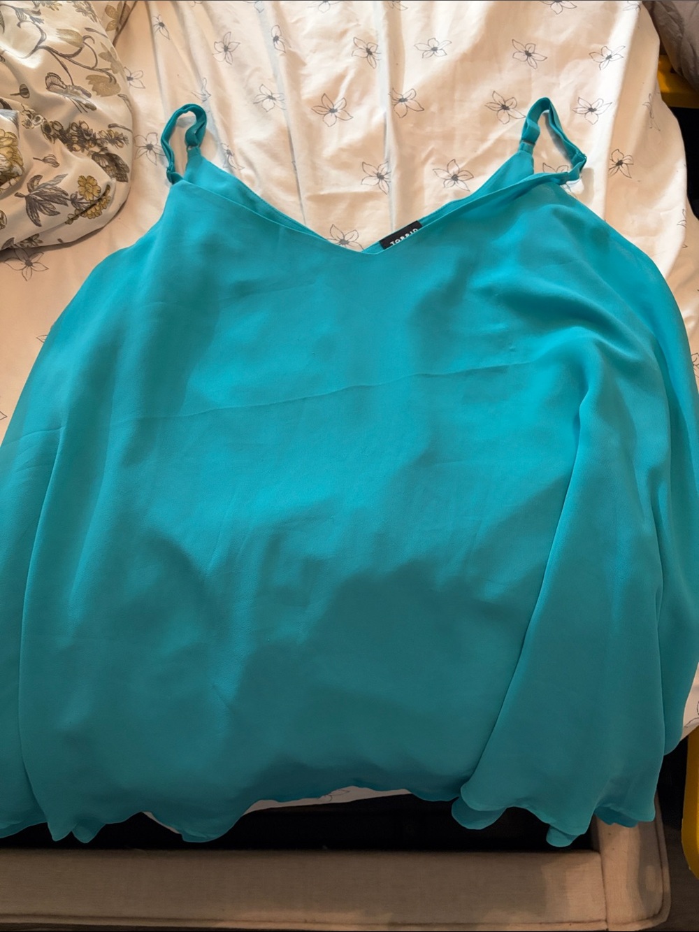Torrid Teal Spaghetti Strap Women's Top